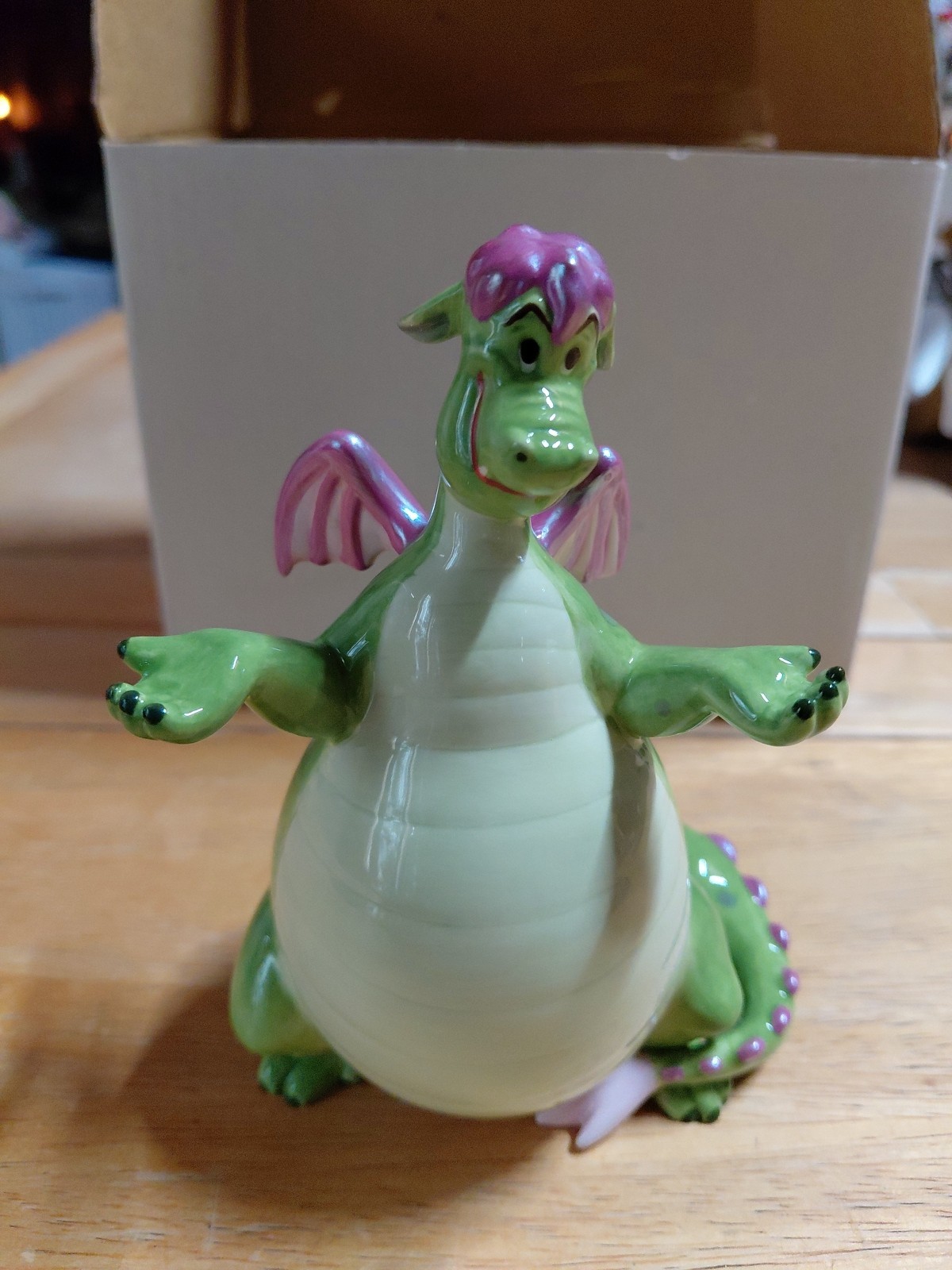 RARE vintage Pete’s Dragon Elliot porcelain figurine RARE vintage Pete’s Dragon Elliot porcelain figurine