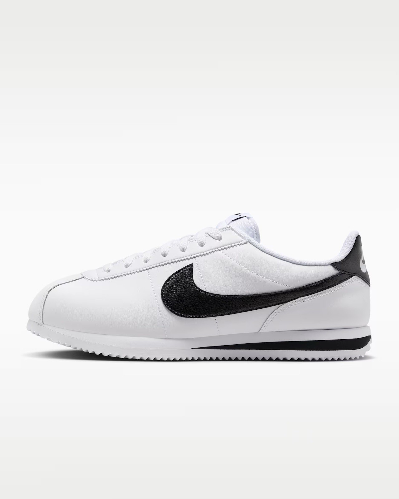Nike Cortez White Black Lace Up Low Top Casual Sneakers DM4044-105 Men's Sizes Nike Cortez White Black Lace Up Low Top Casual Sneakers DM4044-105 Men's Sizes