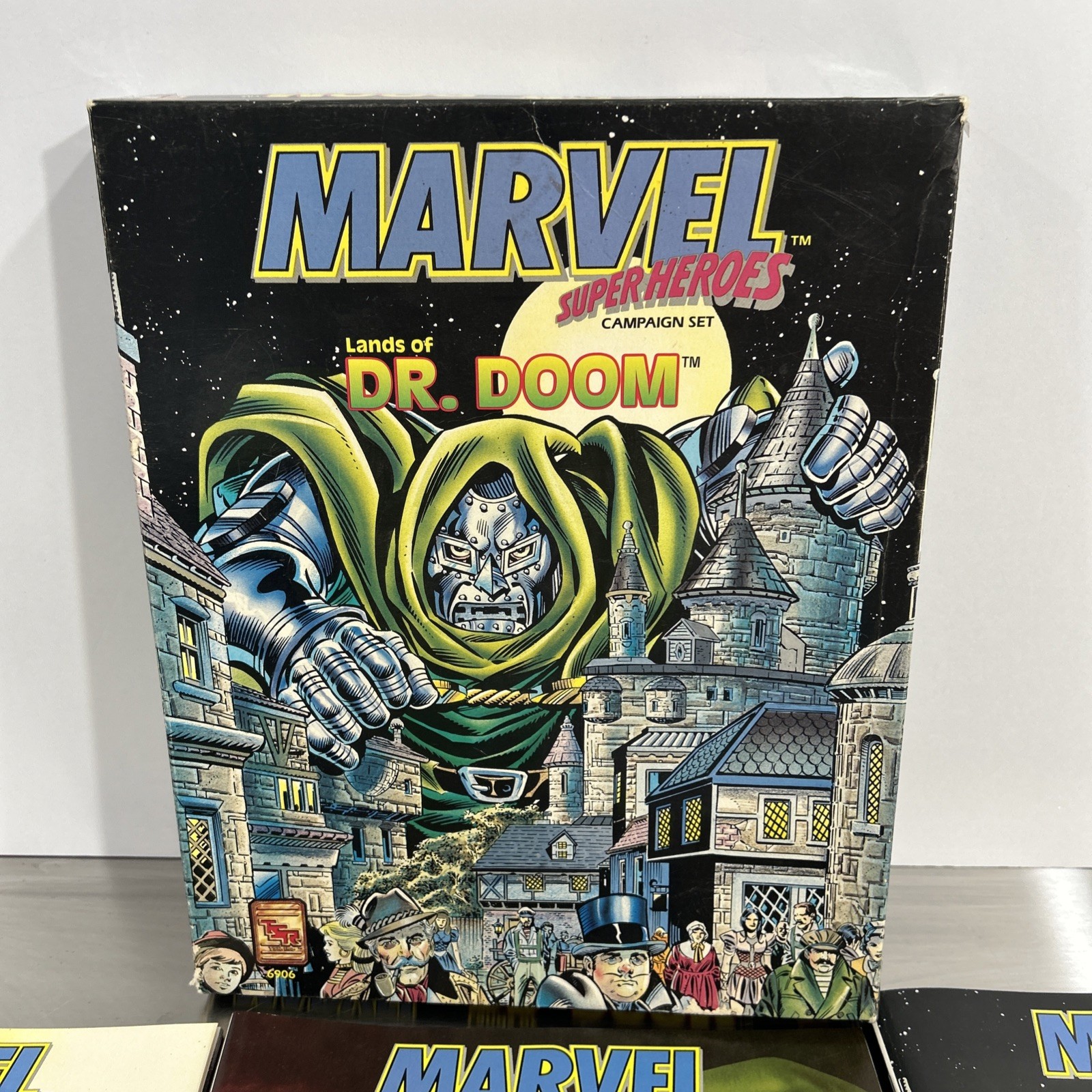 Vintage 1992 TSR Marvel Super Heroes Lands of Dr. Doom Box Set Complete 6906 Vintage 1992 TSR Marvel Super Heroes Lands of Dr. Doom Box Set Complete 6906