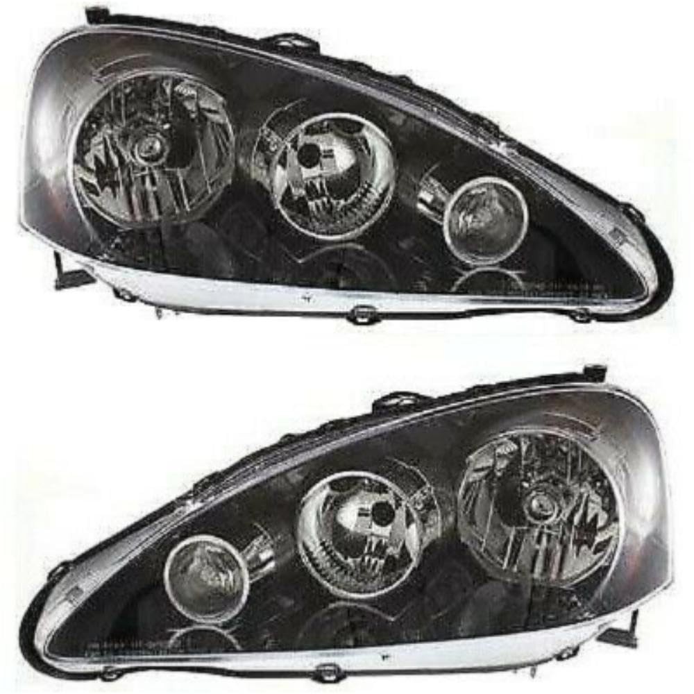 Left Right Headlight Pair Set for Acura RSX Base S 05-06 AC2519108