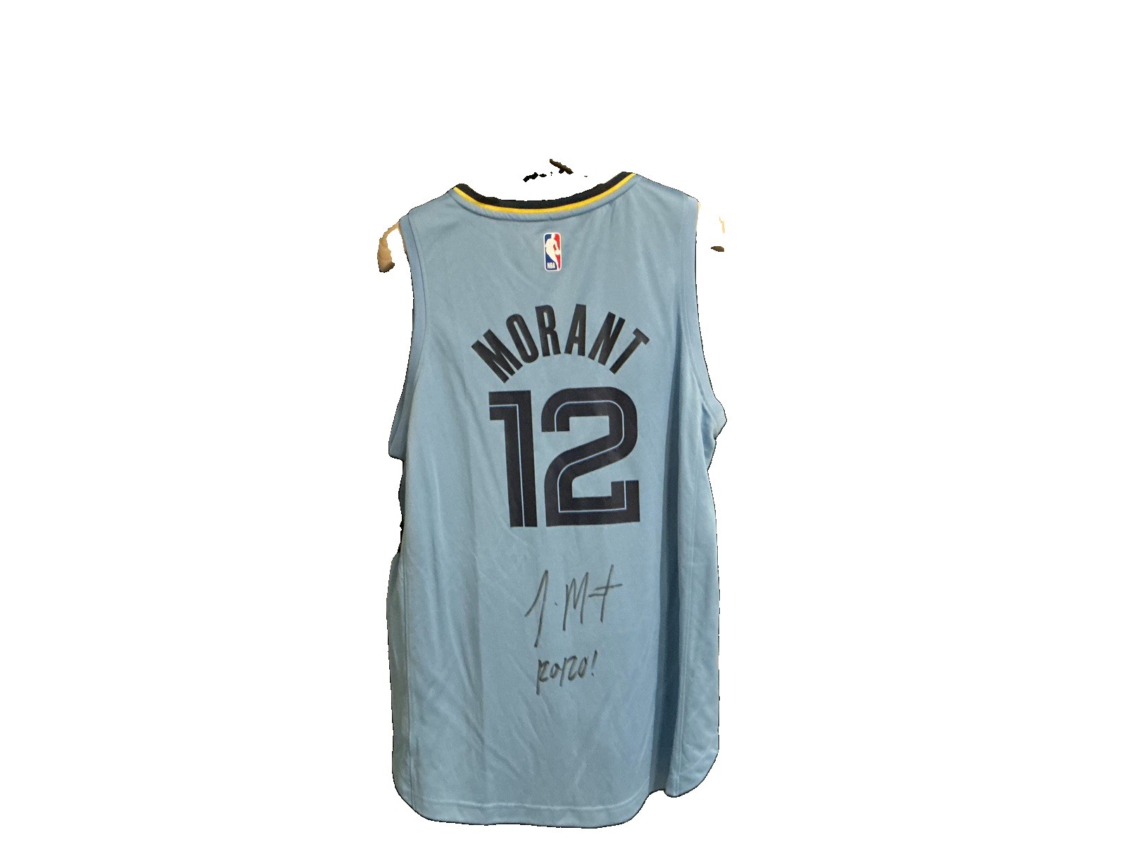 Ja Morant Memphis Grizzlies Authentic Fanatics Jersey Auto With ROY Inscription Ja Morant Memphis Grizzlies Authentic Fanatics Jersey Auto With ROY Inscription