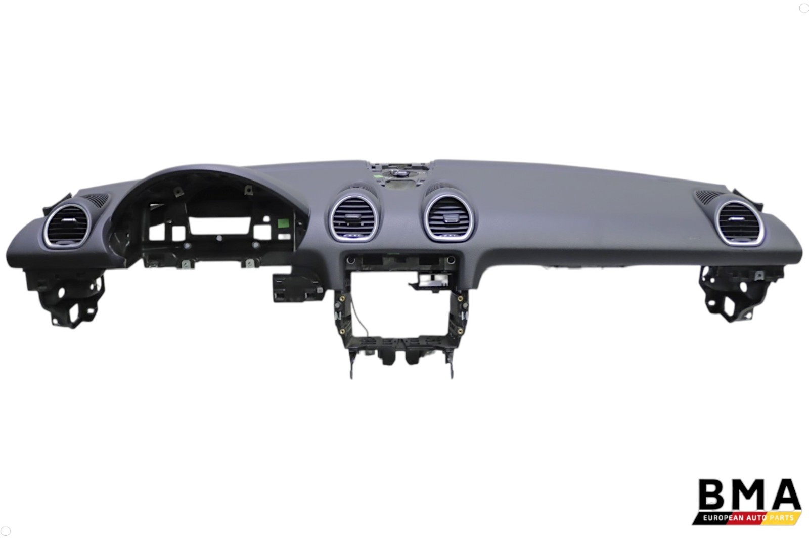 Porsche 718 Cayman Boxster Front Black Leather Dashboard Panel 2017 - 2024 OEM Porsche 718 Cayman Boxster Front Black Leather Dashboard Panel 2017 - 2024 OEM