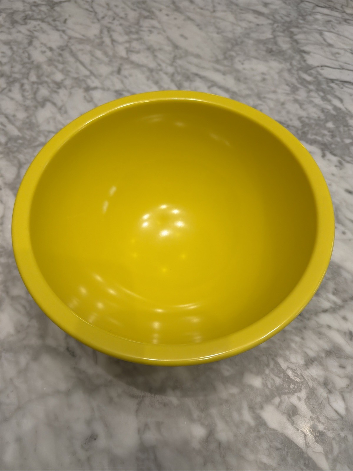 Vtg Texas Ware Model 118 Yellow Melamine Mixing Serving Bowl
