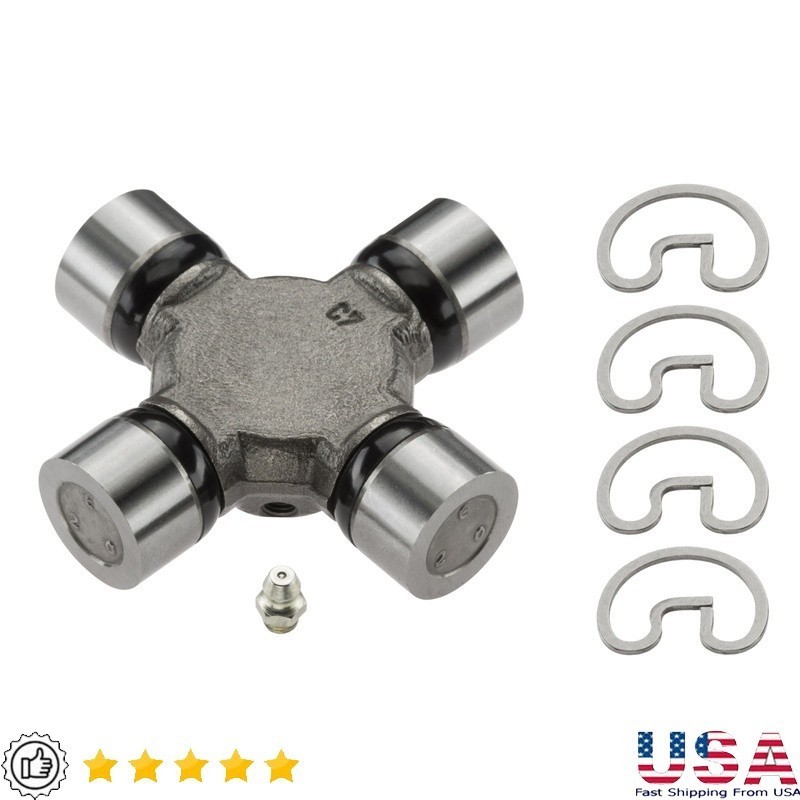 Premium Greasable Universal U-Joints Cold-Forged Fits Ford Chevy Ram Toyota Jeep