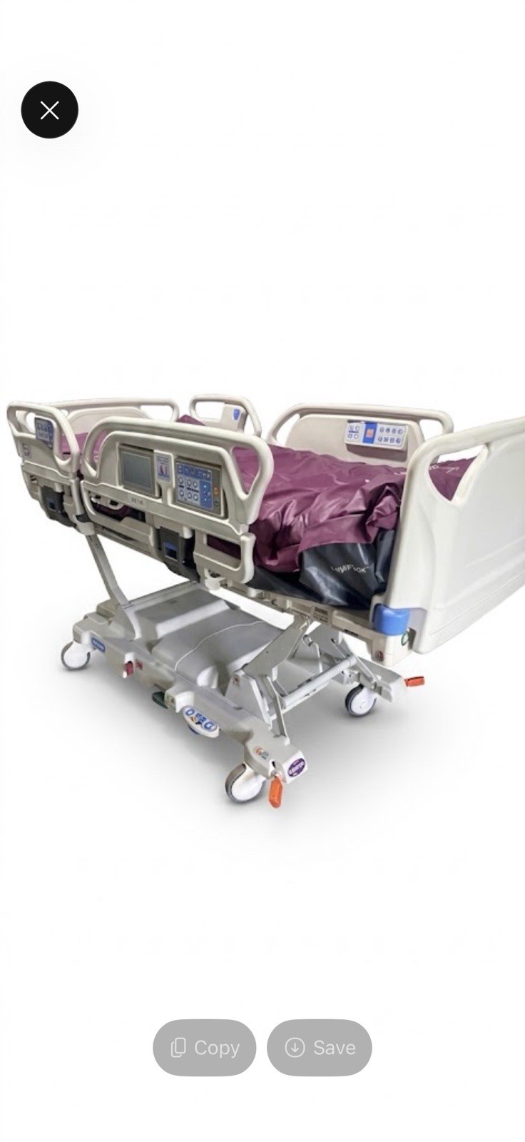 Hill-Rom Progressa Pulmonary Fully Electric Hospital Bed P7500 USED
