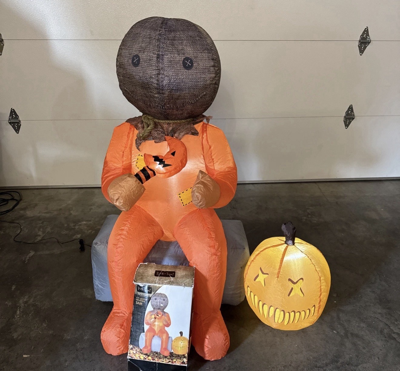 Trick R Treat SAM Airblown Inflatable Halloween Decoration 4\' Trick or Treat Trick R Treat SAM Airblown Inflatable Halloween Decoration 4\' Trick or Treat