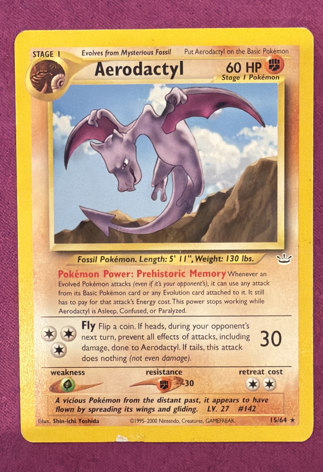 Aerodactyl 15/64 Neo Revelation Regular HP
