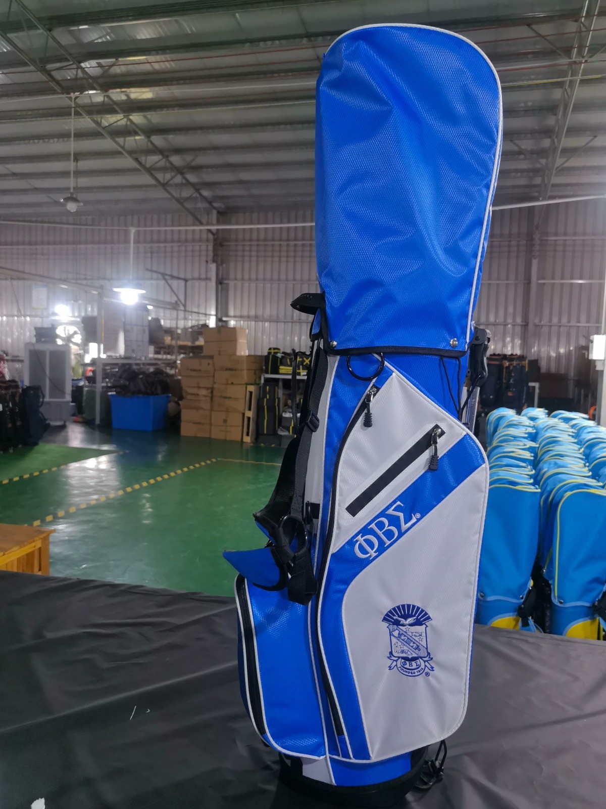 PHI BETA SIGMA GOLF BAGS, PBS GOLF BAG, GREEK BLUE & WHITE GOLF BAG PHI BETA SIGMA GOLF BAGS, PBS GOLF BAG, GREEK BLUE & WHITE GOLF BAG