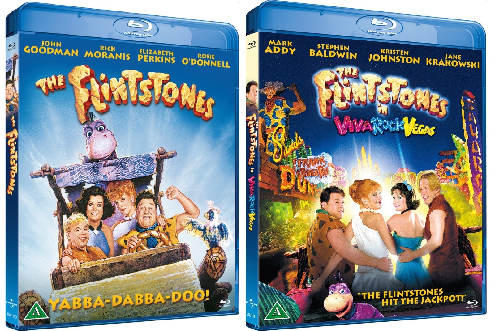 The Flintstones (1994) & Viva Rock Vegas (2002) Blu-Ray Bundle BRAND NEW