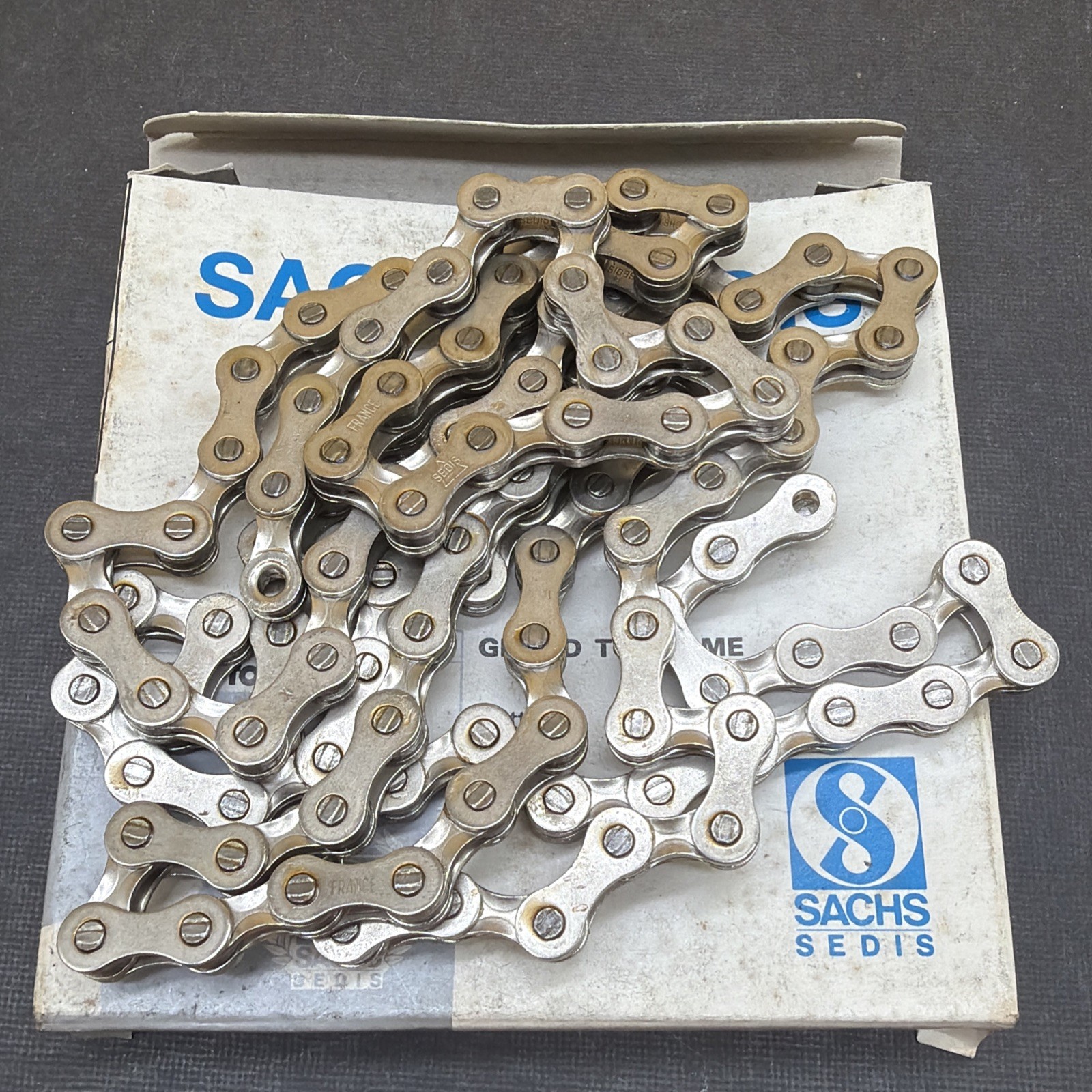 Vintage Sachs-Sedis Grand Tourisme GT7 SA Bike Chain Made France 80s