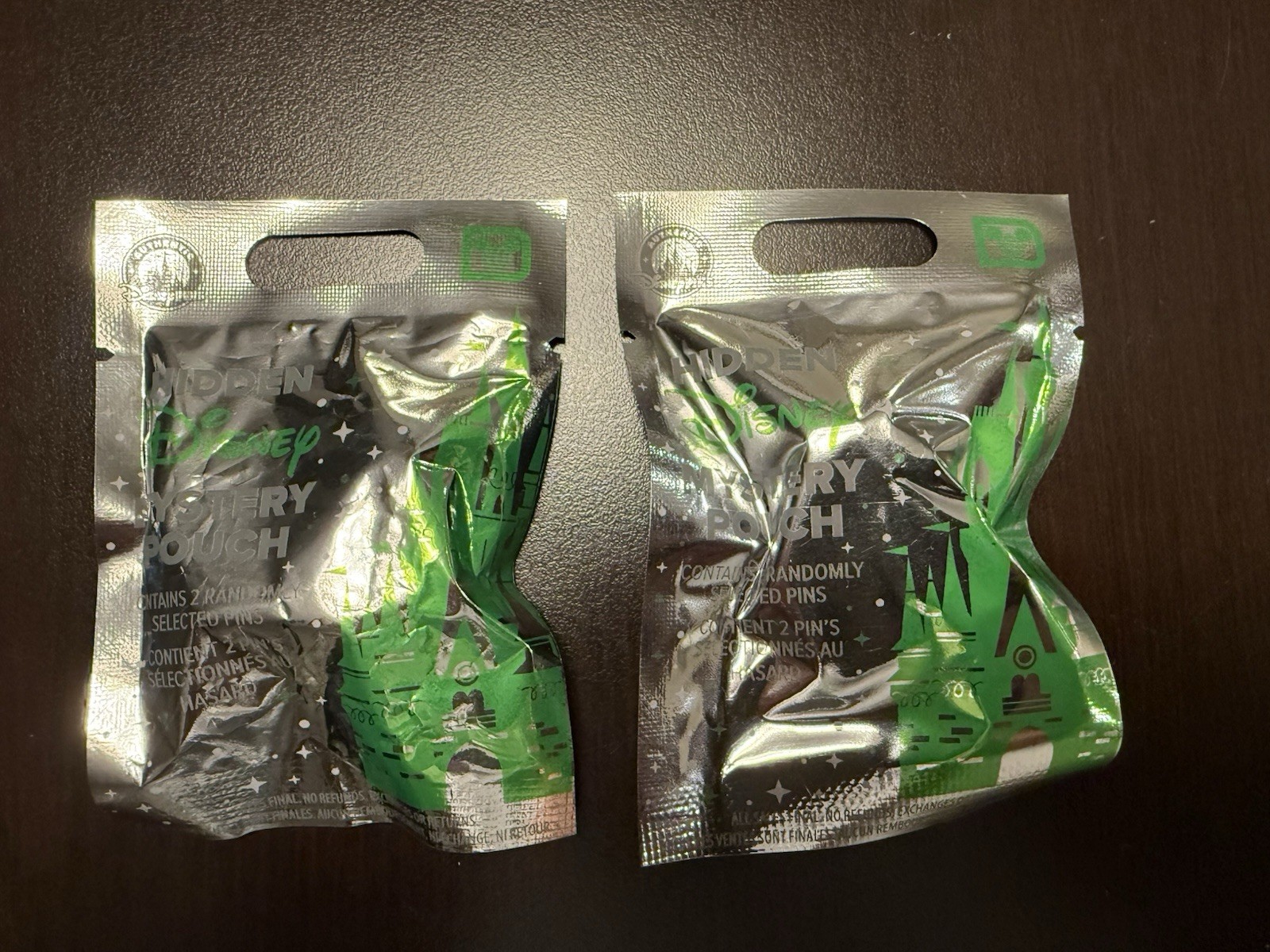 Disney Parks Pins Green Hidden Disney 2 Pin Mystery Pouch Sealed Set Of 2 NWT Disney Parks Pins Green Hidden Disney 2 Pin Mystery Pouch Sealed Set Of 2 NWT