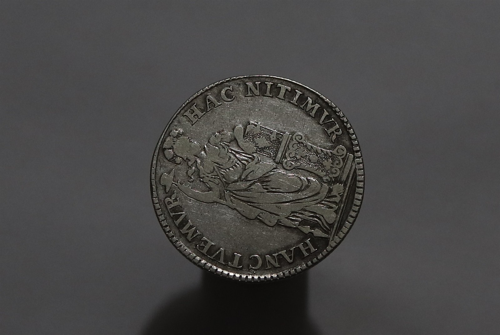 🧭 🇳🇱 NETHERLANDS HOLLAND SILVER 10 STUIVERS 1761 SHARP DETAILS B84 #4914