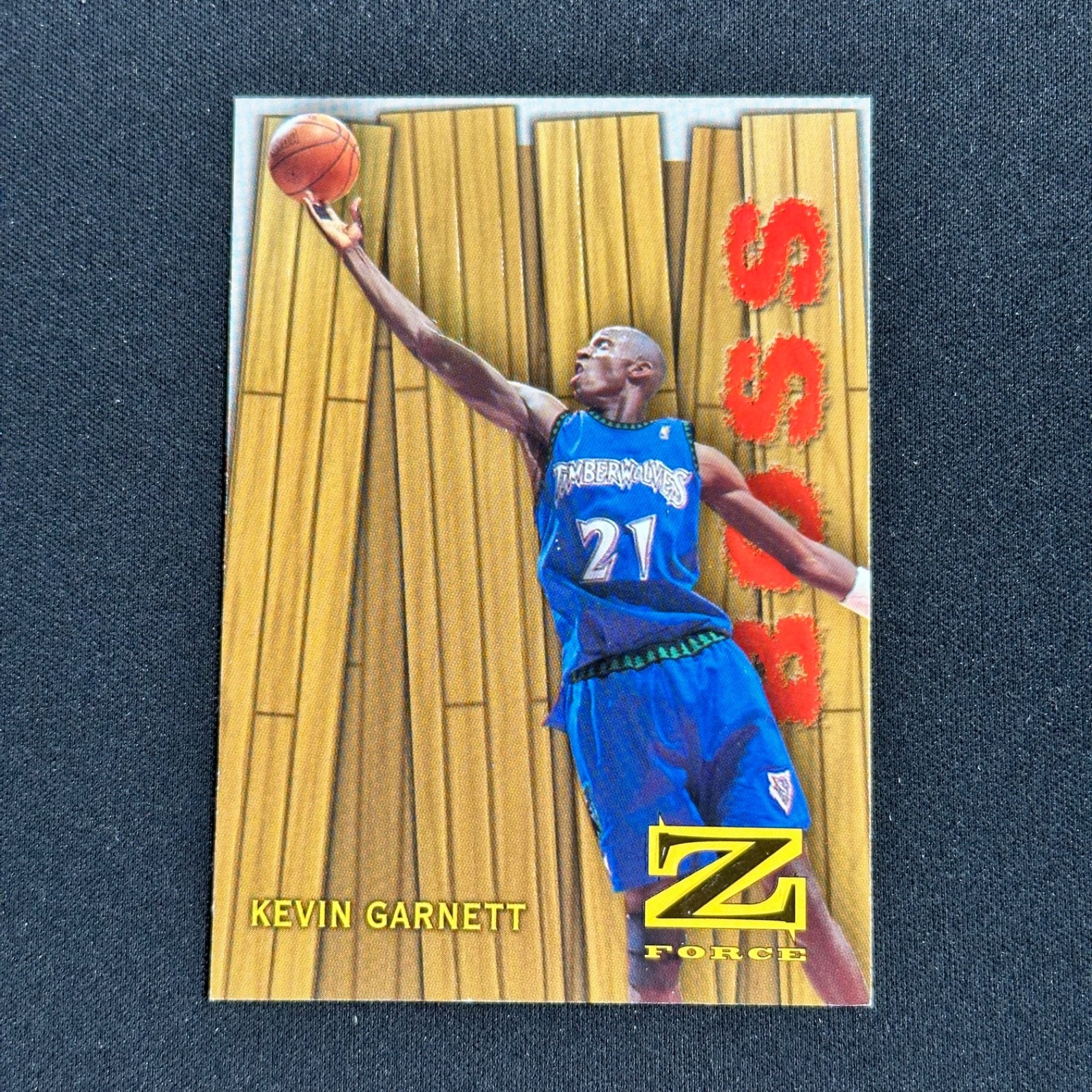 1997-98 Skybox Z-Force Boss Kevin Garnett #5 B Timberwolves
