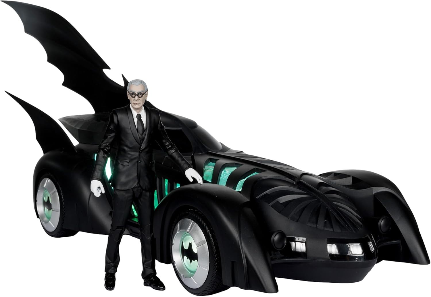 DC Multiverse Batman Forever Batmobile Vehicle and Alfred Pennyworth 7-in Scale DC Multiverse Batman Forever Batmobile Vehicle and Alfred Pennyworth 7-in Scale