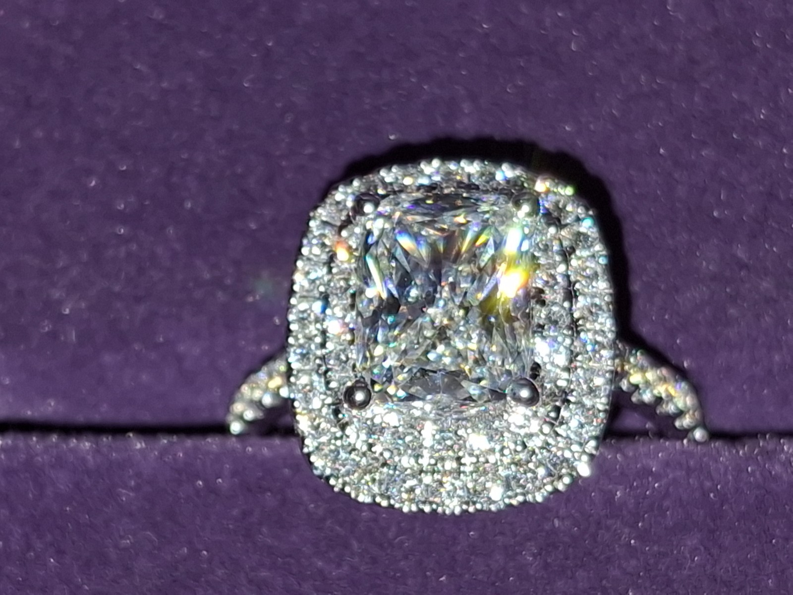 3 CT.T.W. Engagement Ring (LAB CREATED DIAMONDS) 🩵 VS2 F White Gold 14K 3 CT.T.W. Engagement Ring (LAB CREATED DIAMONDS) 🩵 VS2 F White Gold 14K