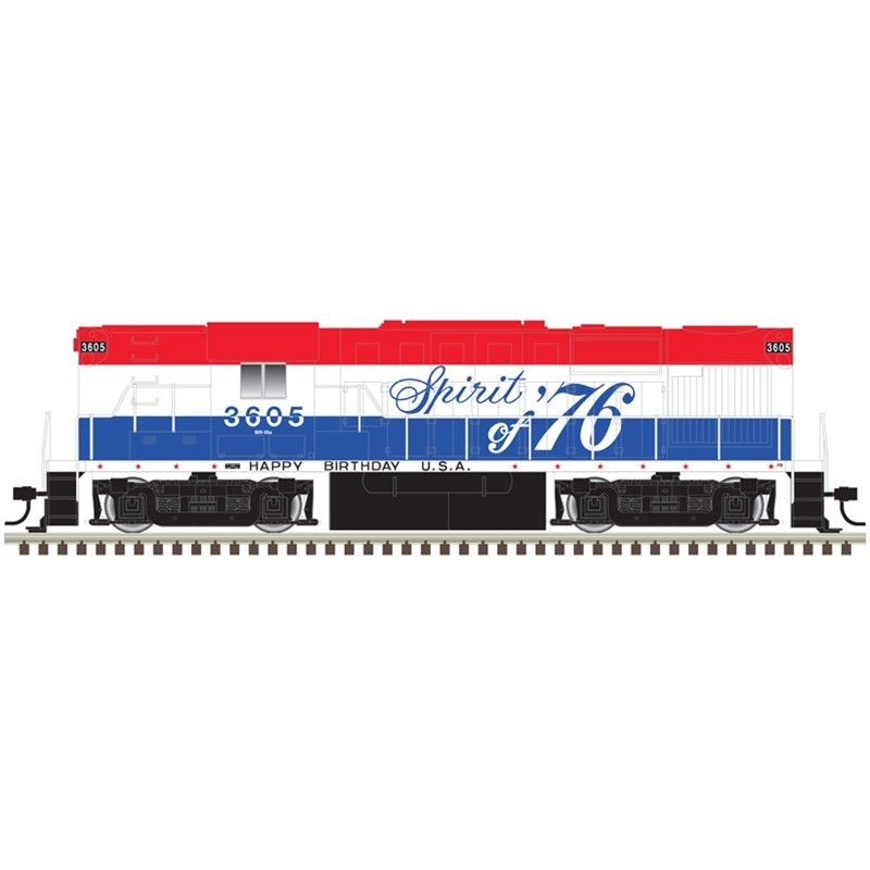 Atlas N Scale 40005869 Alco RS-11 DWP Bicentennial #3605 DCC Ready New