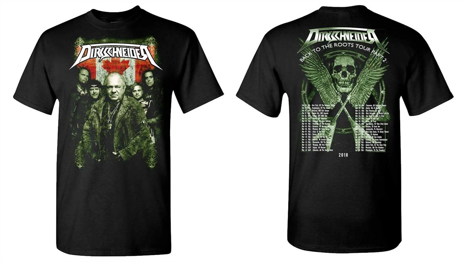 Udo DIRKSCHNEIDER cd lgo CANADIAN Back to Roots TOUR Official SHIRT XL accept Udo DIRKSCHNEIDER cd lgo CANADIAN Back to Roots TOUR Official SHIRT XL accept
