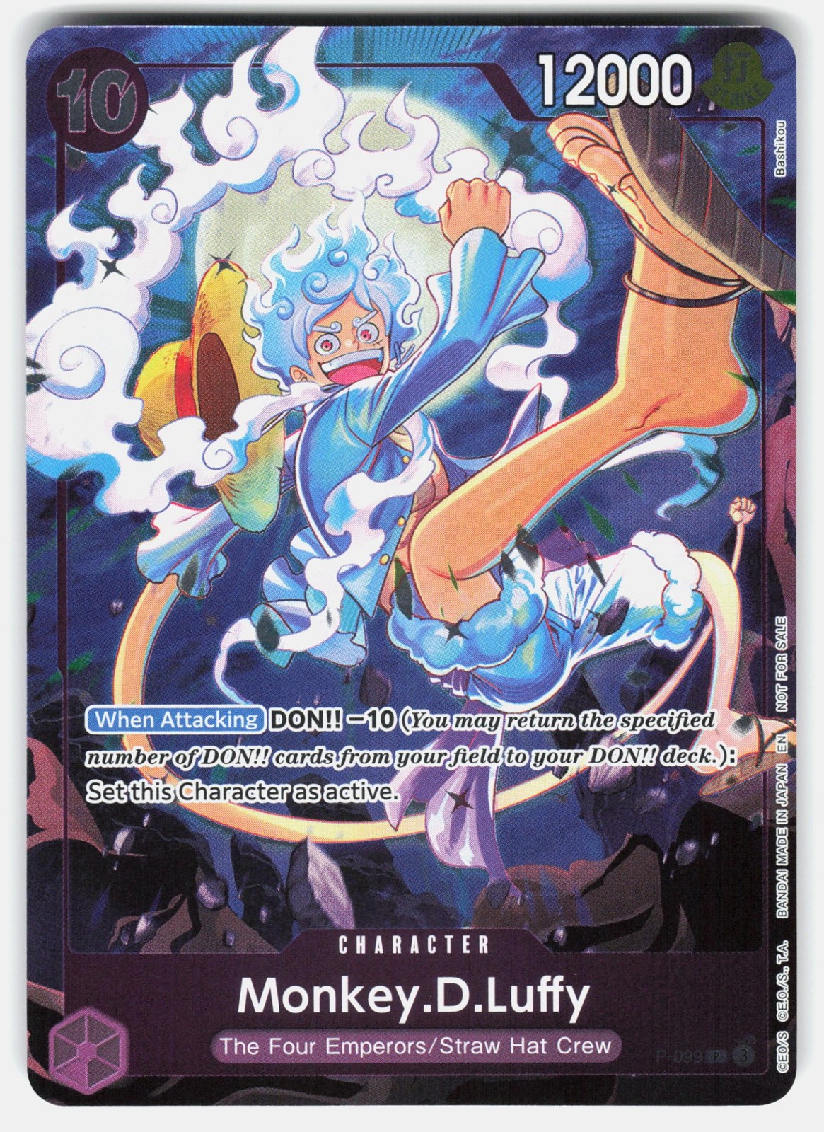 One Piece Card Game Monkey.D.Luffy (Event Pack Vol. 8) Foil [OP-PR - P-099]NM