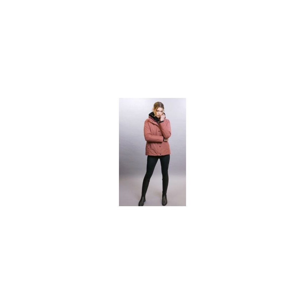 Euro-Star Womens Lorine Hip Jacket - Water-Resistant - Red Cheeks