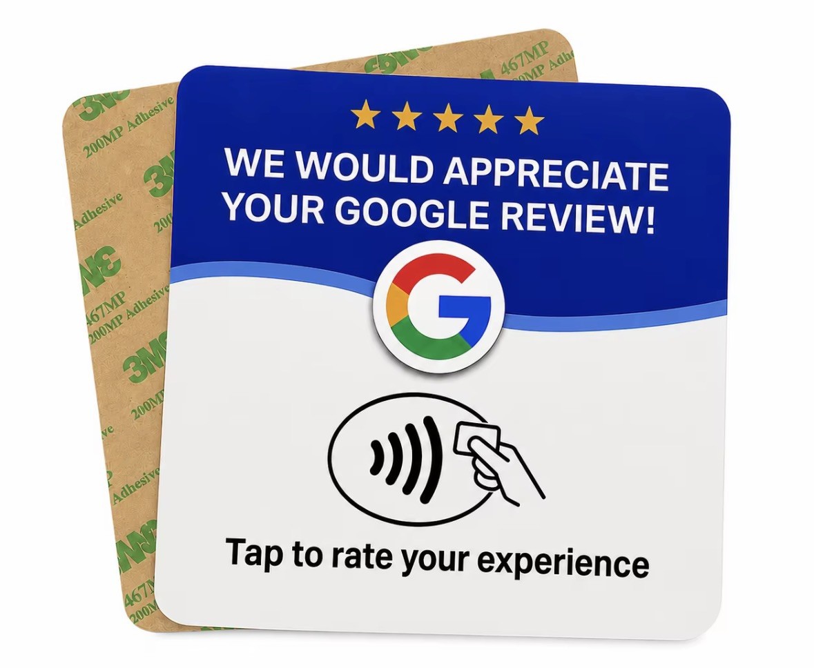 Google Review Card NFC | 5 pack Bundle SHIPS SAME DAY Lot 20