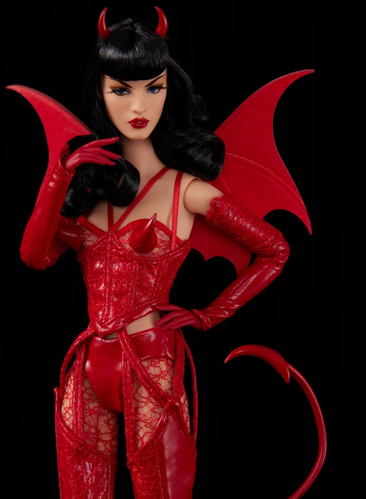 Atomic Lab Bettie Page SHE DEVIL collectible fashion Doll Jason Wu LE 750 NRFB