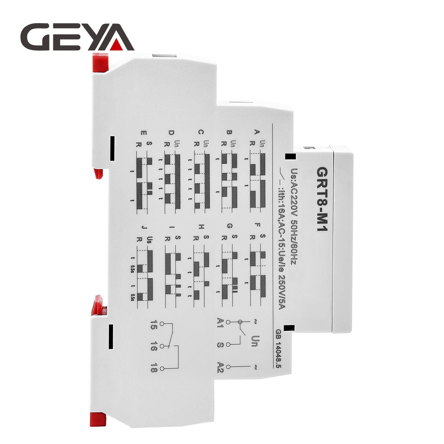 GRT8-M MultifunctionTimer Delay Relay switch 10 Funcitons Relay AC/DC12V-240V