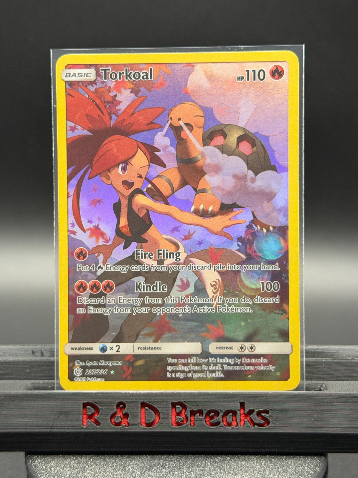 Torkoal 237/236 Cosmic Eclipse Secret Rare NM/M Pokemon Card Torkoal 237/236 Cosmic Eclipse Secret Rare NM/M Pokemon Card