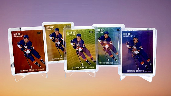 Matthew Schaefer ROOKIE Full Color Flow Rainbow Set 2025-2026 ALLURE (RC) Matthew Schaefer ROOKIE Full Color Flow Rainbow Set 2025-2026 ALLURE (RC)