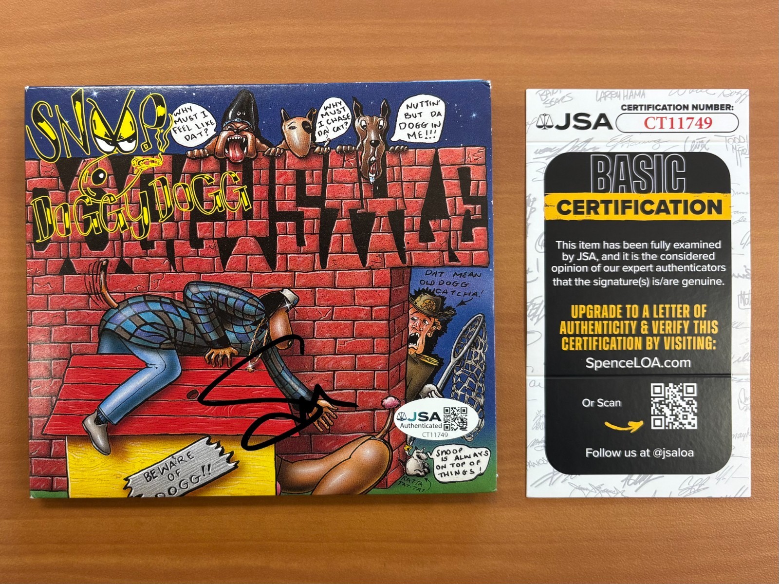 Snoop Dogg Signed Autographed 30th Anniversary “Doggystyle” CD JSA COA Snoop Dogg Signed Autographed 30th Anniversary “Doggystyle” CD JSA COA