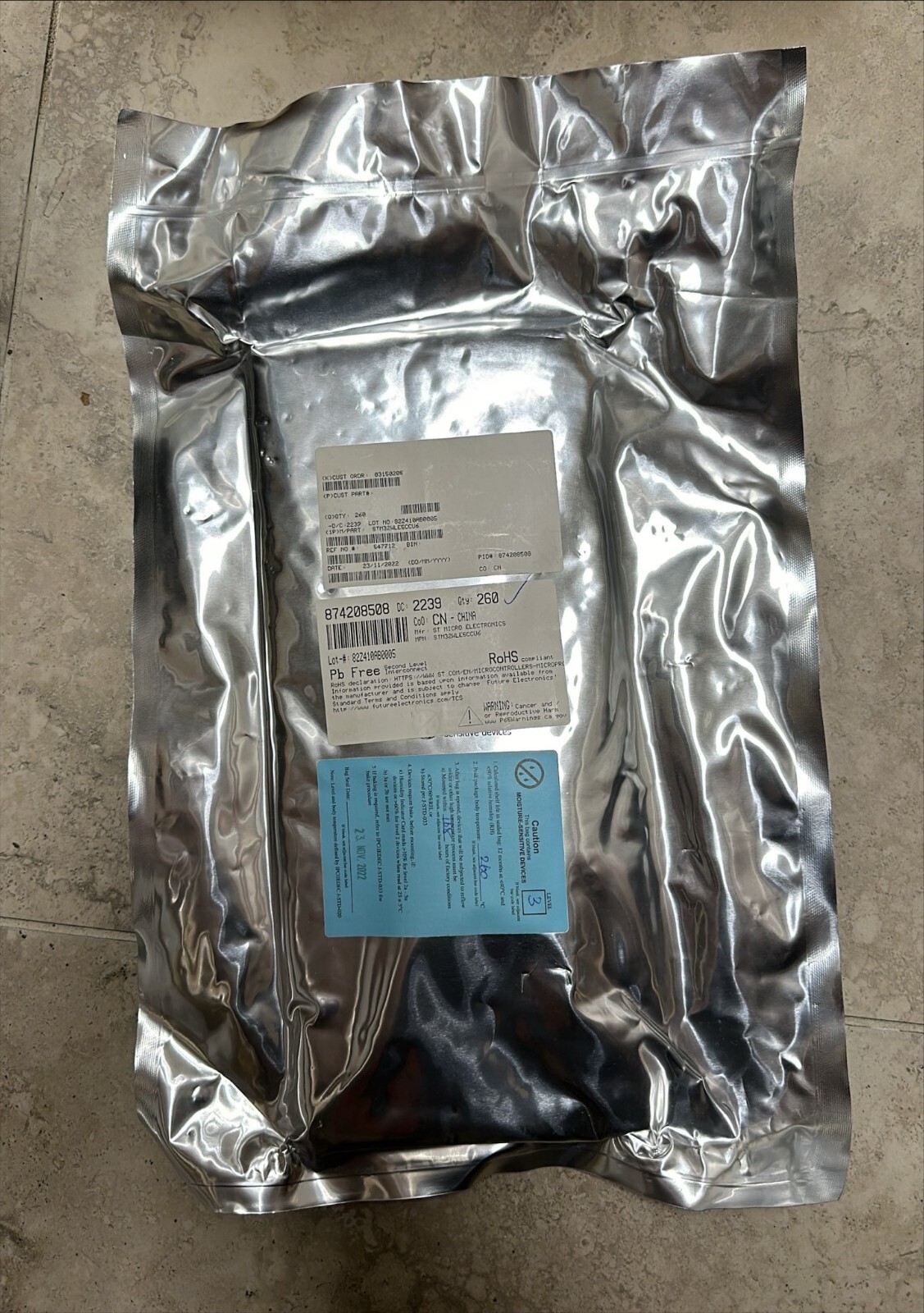 260 Pieces of STM32WLE5CCU6 260 Pieces of STM32WLE5CCU6
