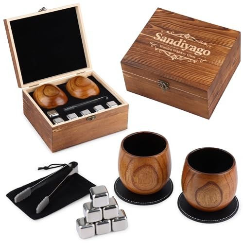 Charred Wooden Bourbon Drinking Cup Set,Oak and Smoke Whiskey Cup,Wooden Old Charred Wooden Bourbon Drinking Cup Set,Oak and Smoke Whiskey Cup,Wooden Old
