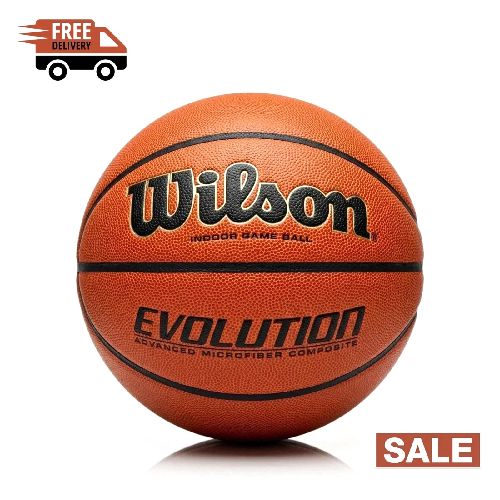 Wilson Evolution Indoor Game Basketball Size 7 29.5
