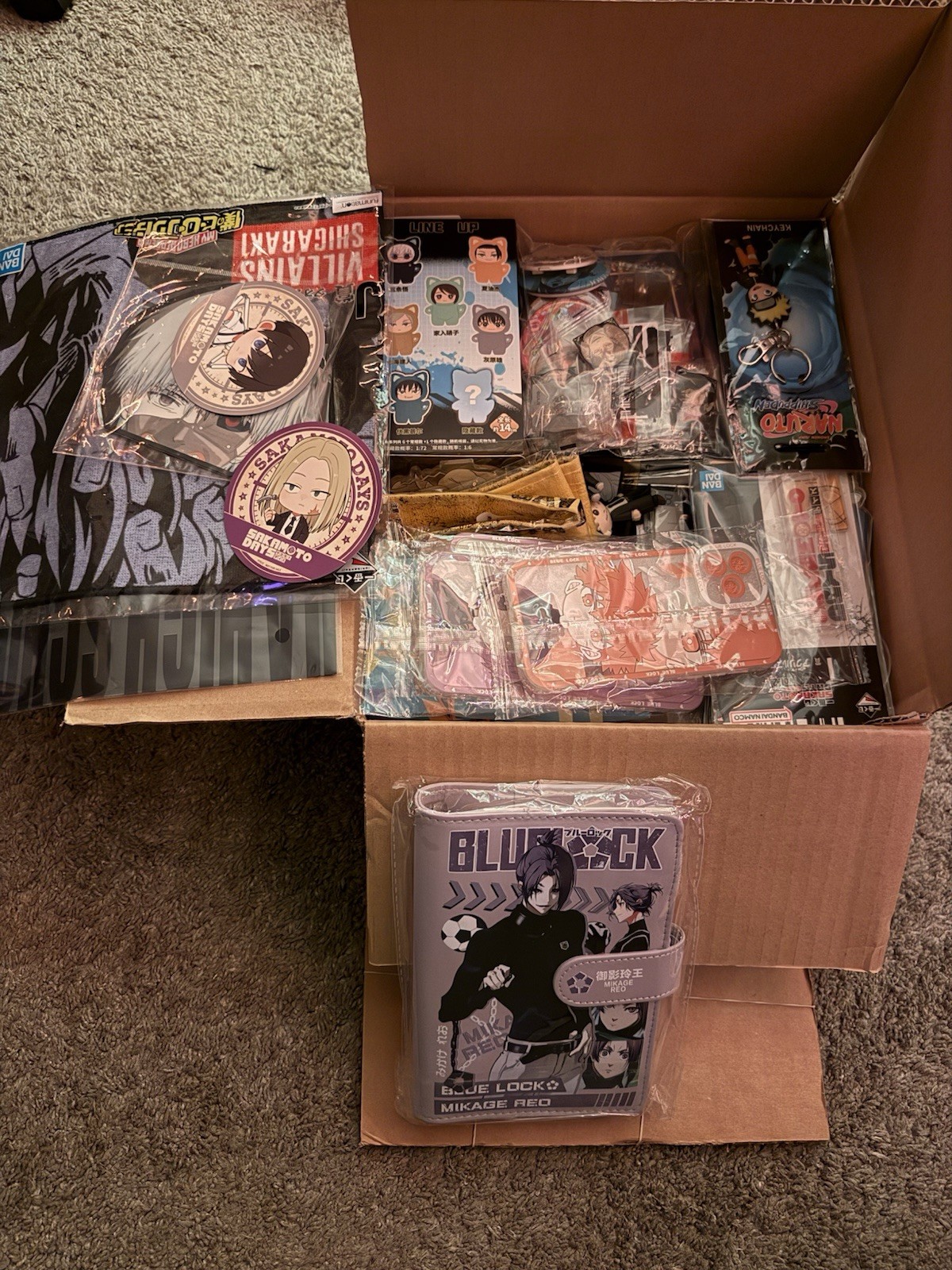 100+ Item anime merch bundle with pins, keychains, and other collectibles 100+ Item anime merch bundle with pins, keychains, and other collectibles