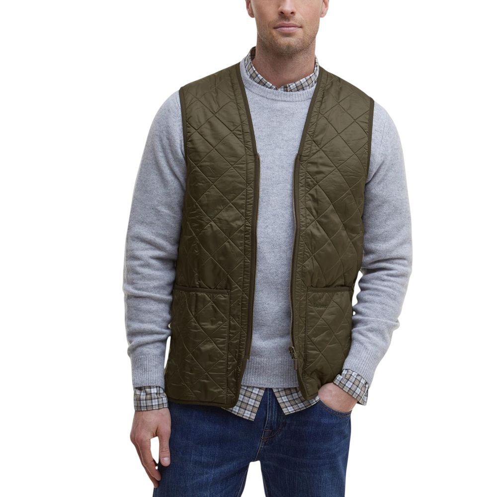 Barbour Men\'s Green Polyamide Sleeveless Jacket