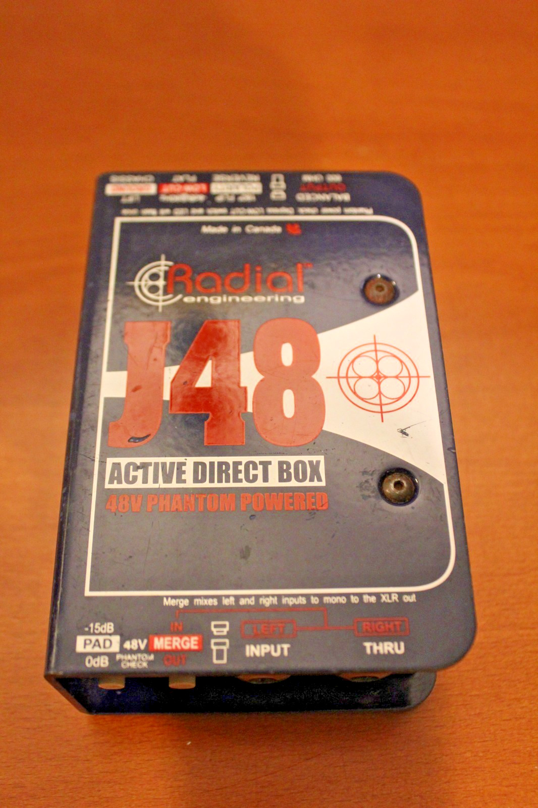 Radial Engineering J48 Active 48V Phantom Powered Direct Box