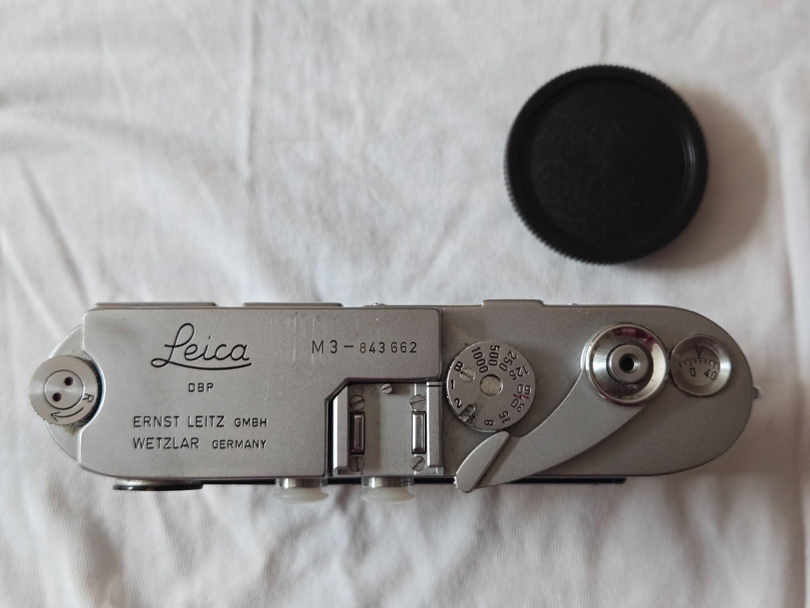 Original Leitz Leica Camera Double Stroke M3 Body S#: 843xxx in Excellent Cond. Original Leitz Leica Camera Double Stroke M3 Body S#: 843xxx in Excellent Cond.