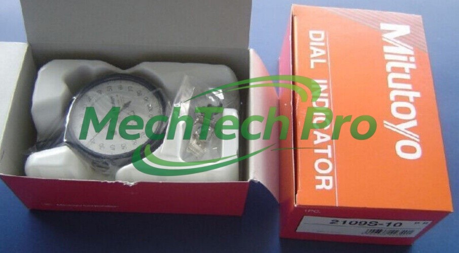 1Pcs New Mitutoyo 2109S-10 Micron Dial Indicator 0-1mm 0.001 Fast delivery