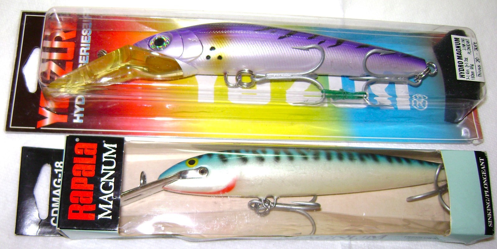 RAPALA CD-18 MAGNUM LURE YO-ZURI HYDRO MAGNUM PURPLE BONITA 7.25\