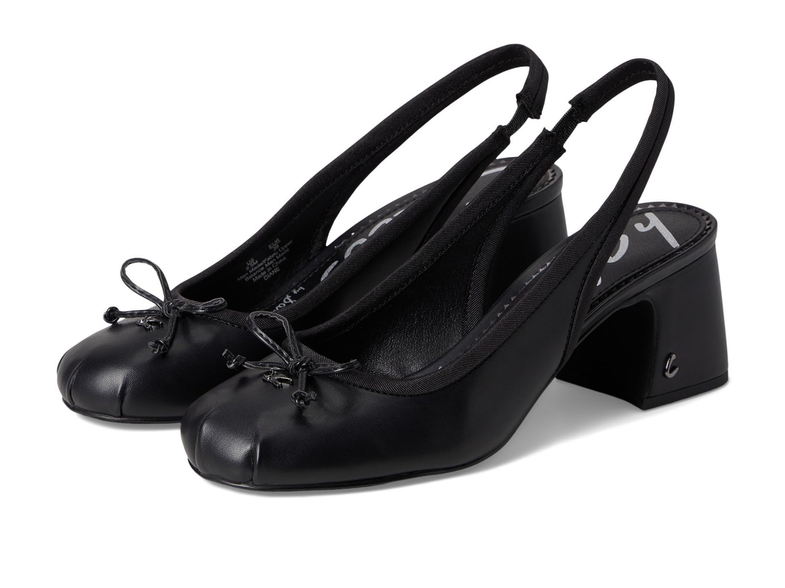 Circus NY by Sam Edelman Women's Diane Pump, Black Leather, 8 Circus NY by Sam Edelman Women's Diane Pump, Black Leather, 8
