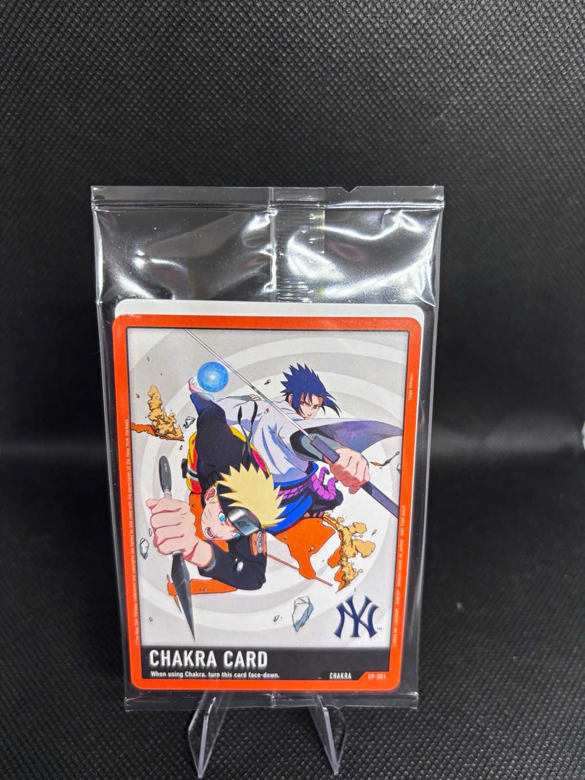 Bandai Naruto TCG Chakra Card CP-001 New York Yankees Promo READ DESCRIPTION