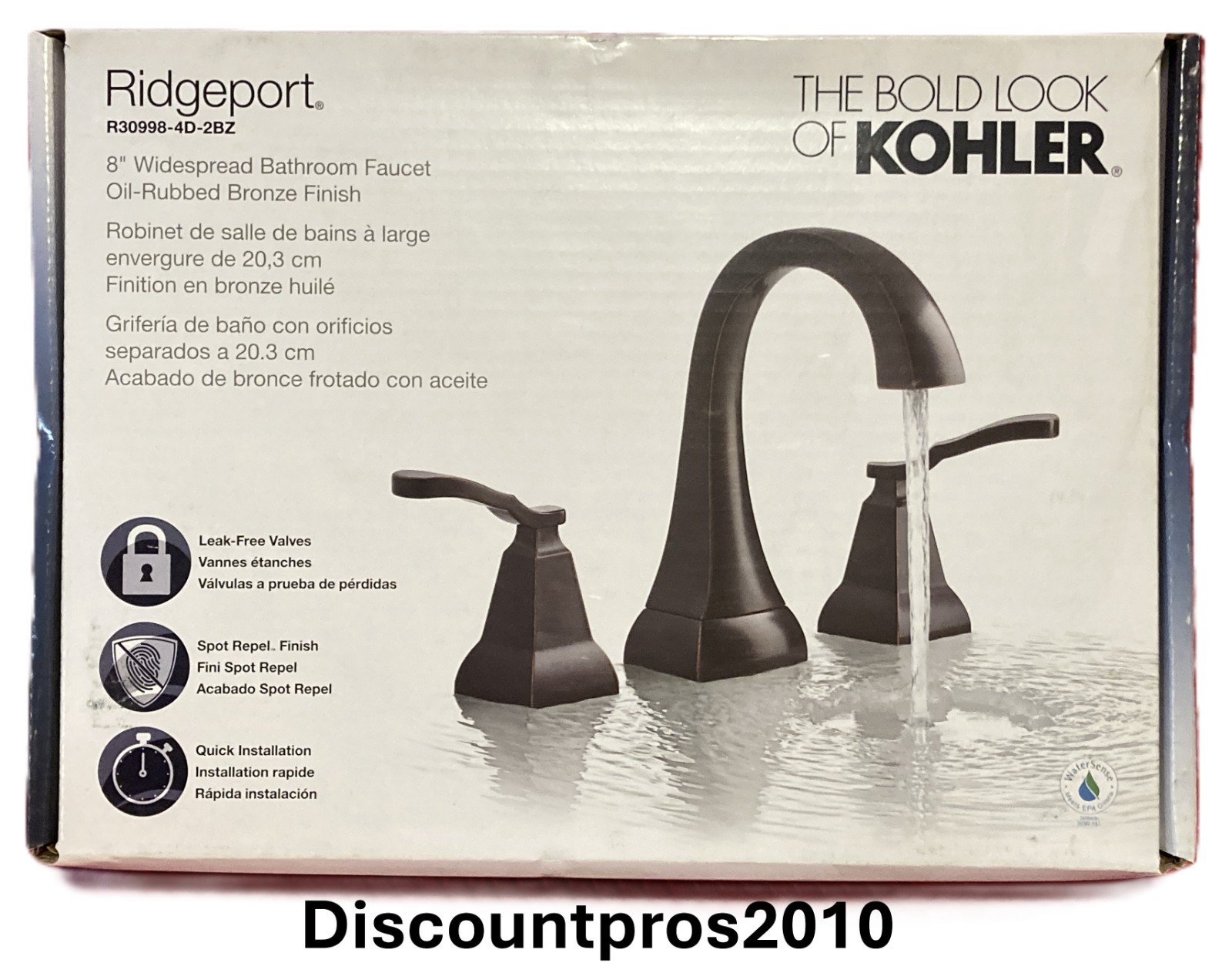 Kohler R30998-4D-2BZ Widespread bathroom sink faucet 1.2 gpm Oil-Rubbed Bronze Kohler R30998-4D-2BZ Widespread bathroom sink faucet 1.2 gpm Oil-Rubbed Bronze
