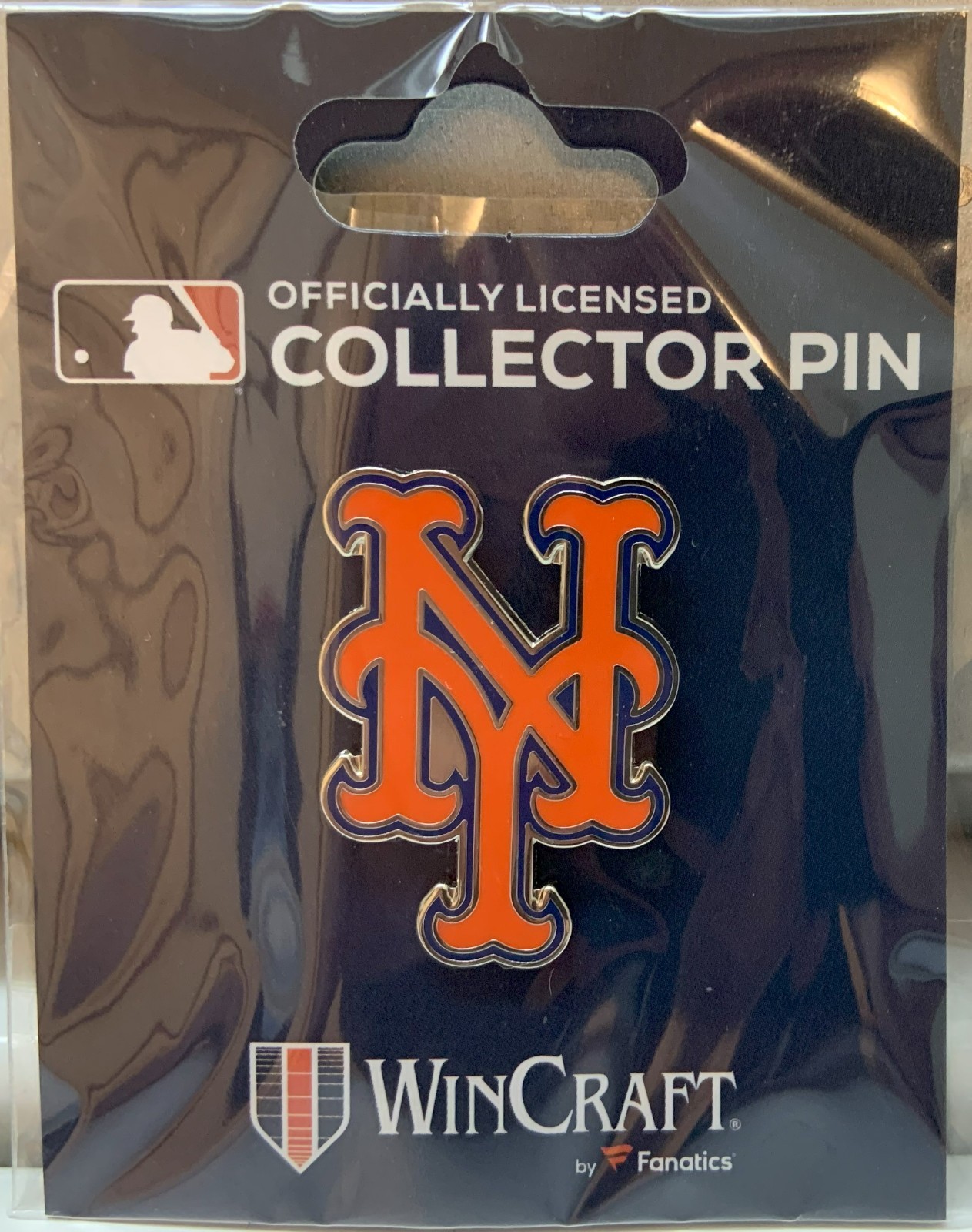 NEW YORK METS SECONDARY LOGO COLLECTOR PIN NEW WINCRAFT