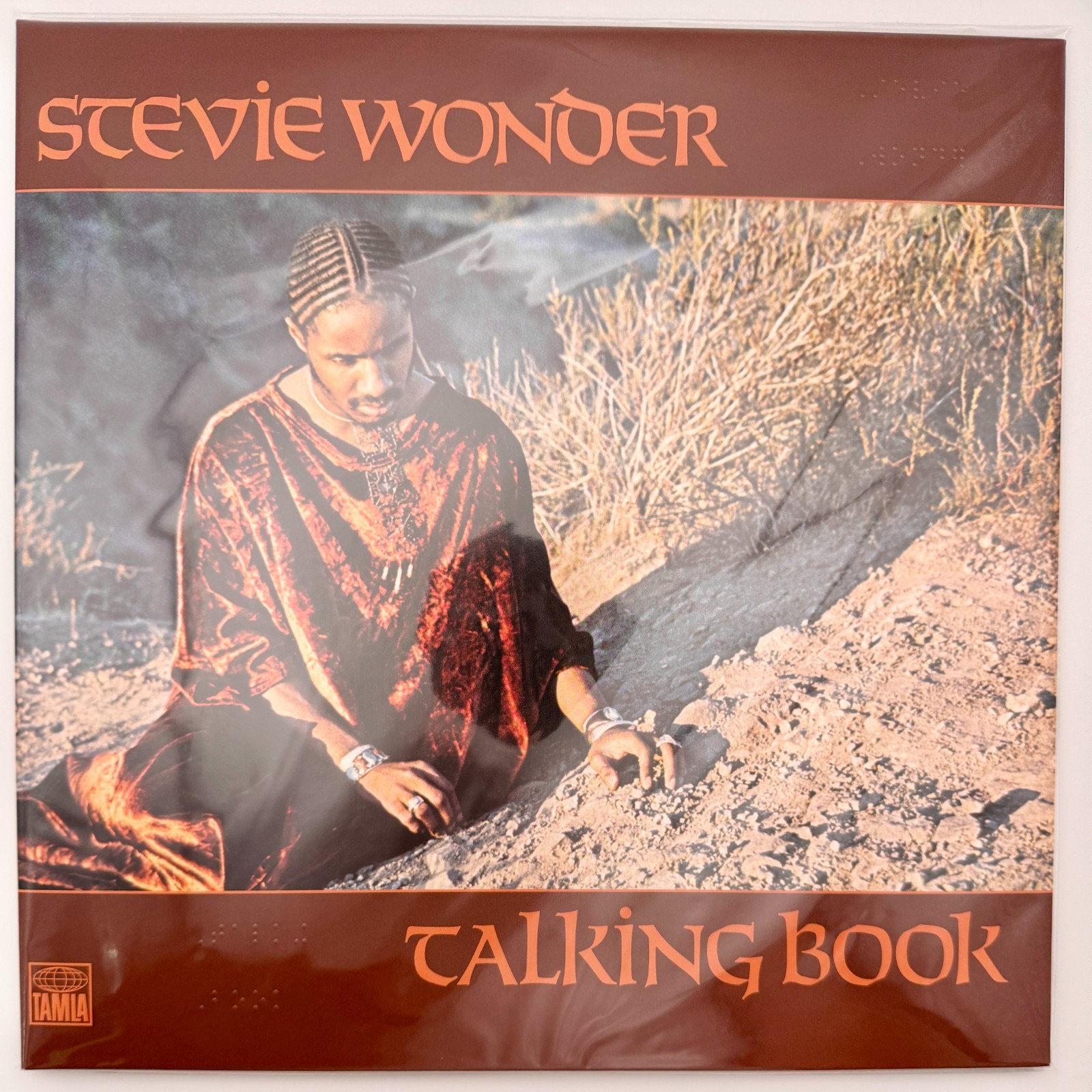 Stevie Wonder TALKING BOOK Exclusive Braille Cover Stevie Wonder TALKING BOOK Exclusive Braille Cover