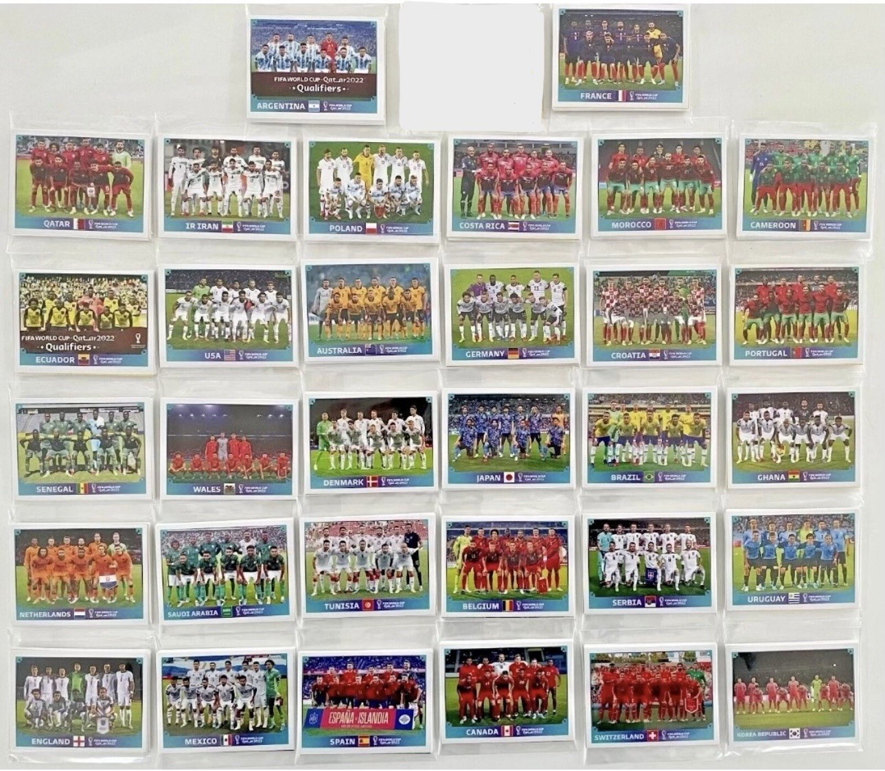 Qatar 2022 panini white border complete album Qatar 2022 panini white border complete album