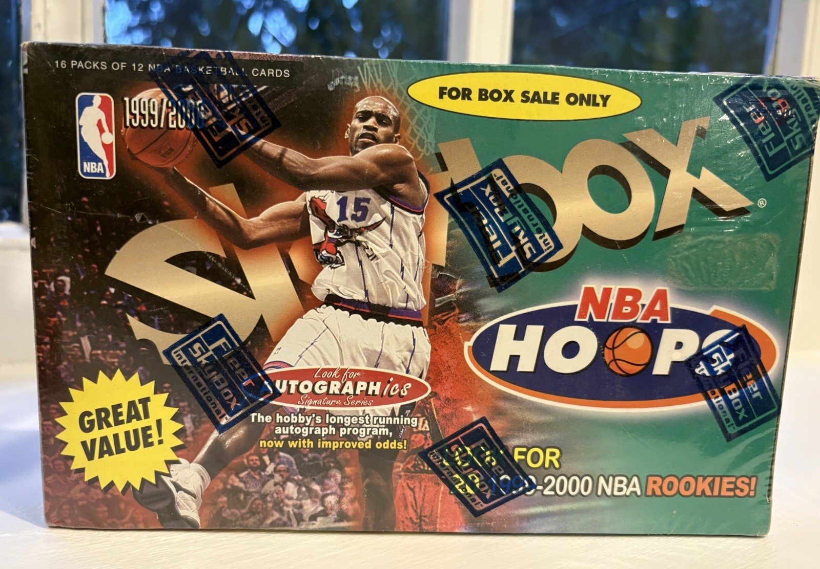 1999/00 SkyBox HOOPS Basketball Retail Blaster Box Factory Sealed 1999/00 SkyBox HOOPS Basketball Retail Blaster Box Factory Sealed