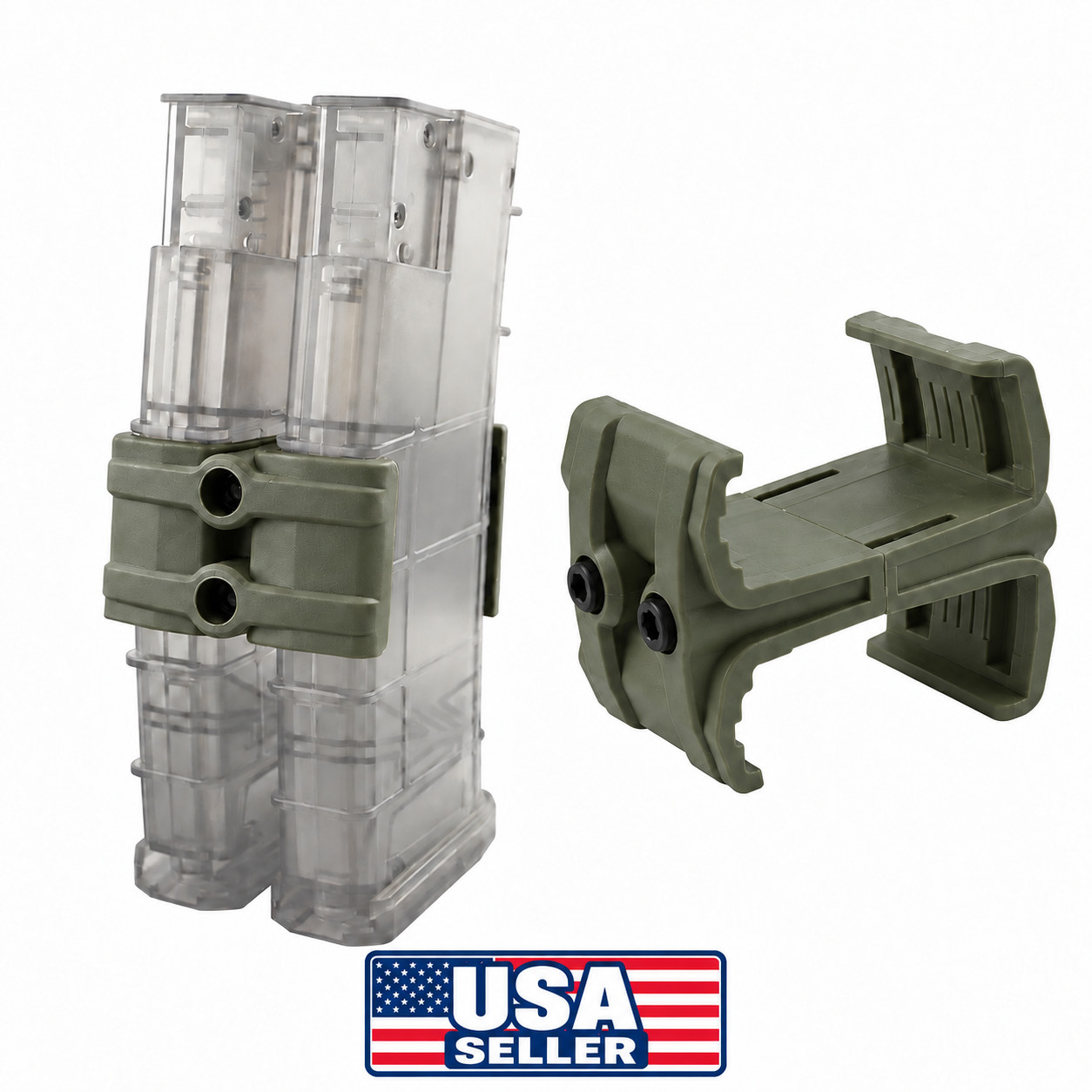 Dual Universal Mag Coupler Connector Green Dual Universal Mag Coupler Connector Green