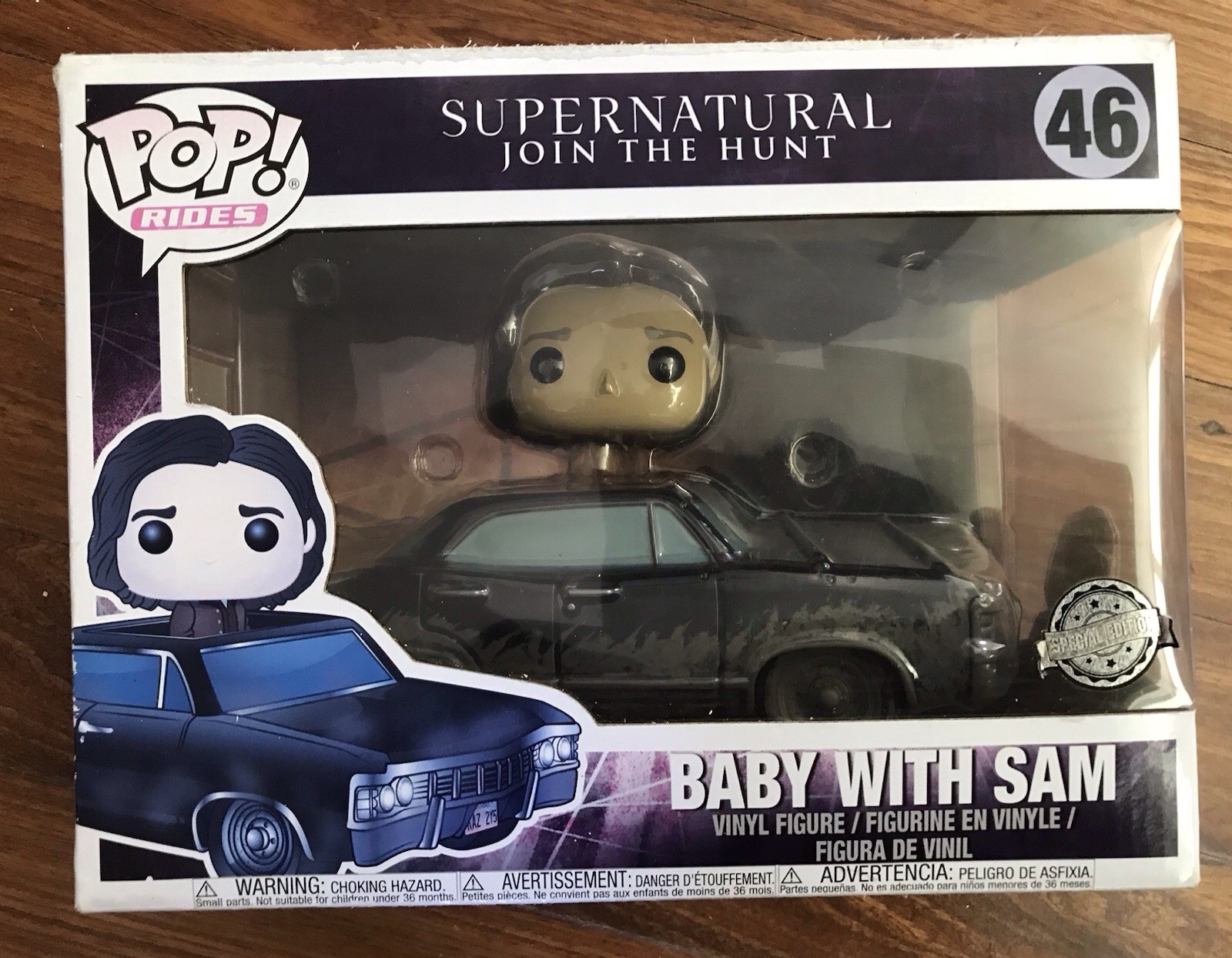 Funky Pop Rides - Supernatural, Baby with Sam. Funky Pop Rides - Supernatural, Baby with Sam.
