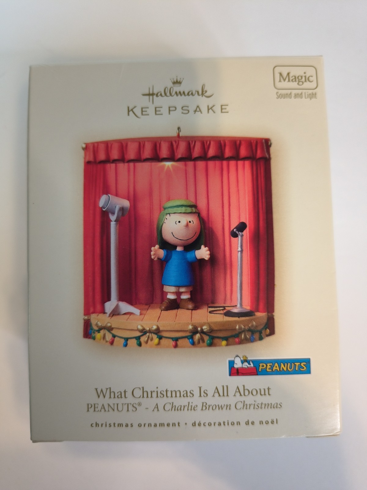 Hallmark Keepsake Peanuts 2007 \'What Christmas Is All About\' Ornament *Tested*