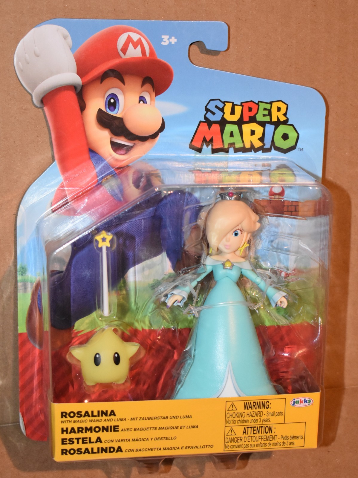 Super Mario ROSALINA 4 Inch Figure Jakks Pacific w/ Magic Wand and Luma NEW Super Mario ROSALINA 4 Inch Figure Jakks Pacific w/ Magic Wand and Luma NEW