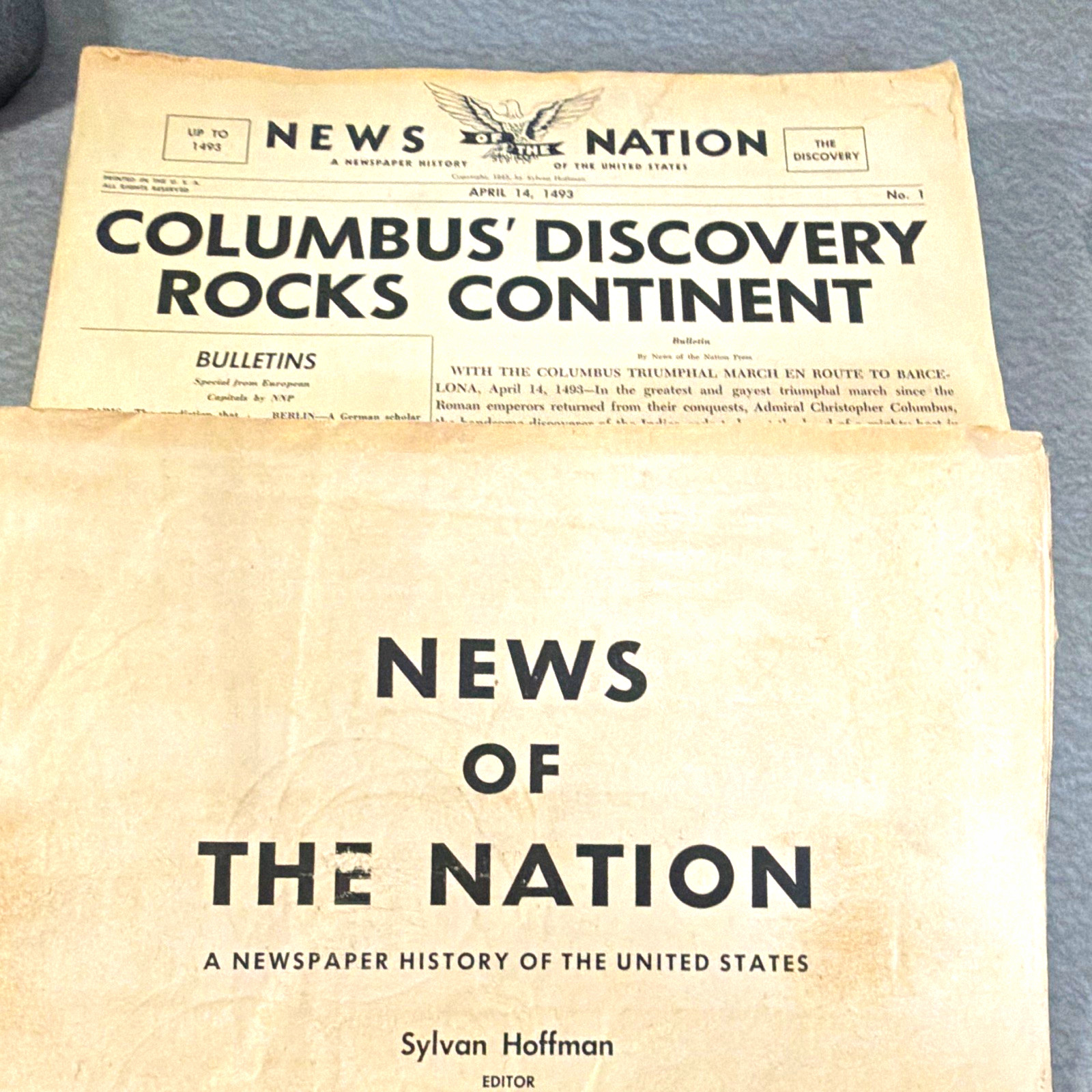 Vintage 1943 “News of the Nation” History of the US all 43 issues COMPLETE Vintage 1943 “News of the Nation” History of the US all 43 issues COMPLETE